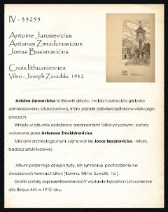  JaroseviciusA CroixLithuaniennes kolekcja