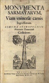 StarovolscioS MonumentaSarmatarum 01