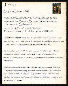  StarovolscioS MonumentaSarmatarum kolekcja